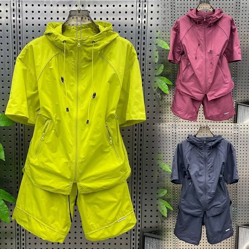 Outdoor Sports Outfit - Męski Letni Cienki Zestaw Outdoorowy z