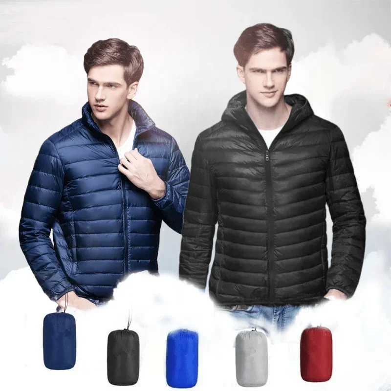 Outdoor Sport Winter Jacket - UETEEY 2024 Jesienno-zimowa biała kurtka puchowa