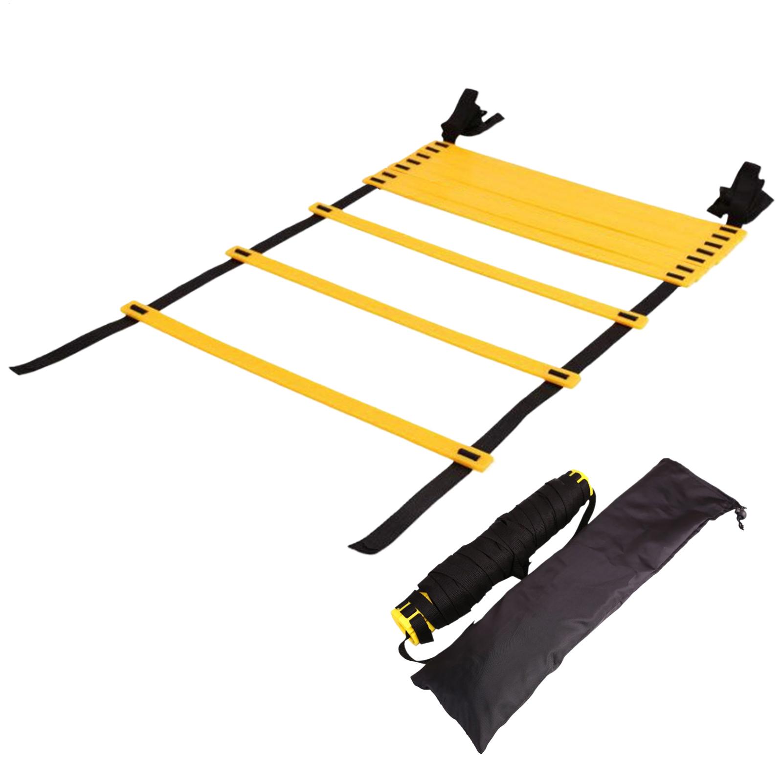 Speed Skipping Rope - Drabinka do ćwiczeń zwinności, piłkarska, regulowana,