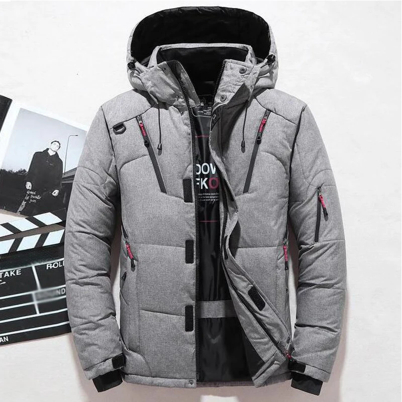 Męska kurtka puchowa zimowa z  – Outdoor Sport Winter Jacket recenzja i cena