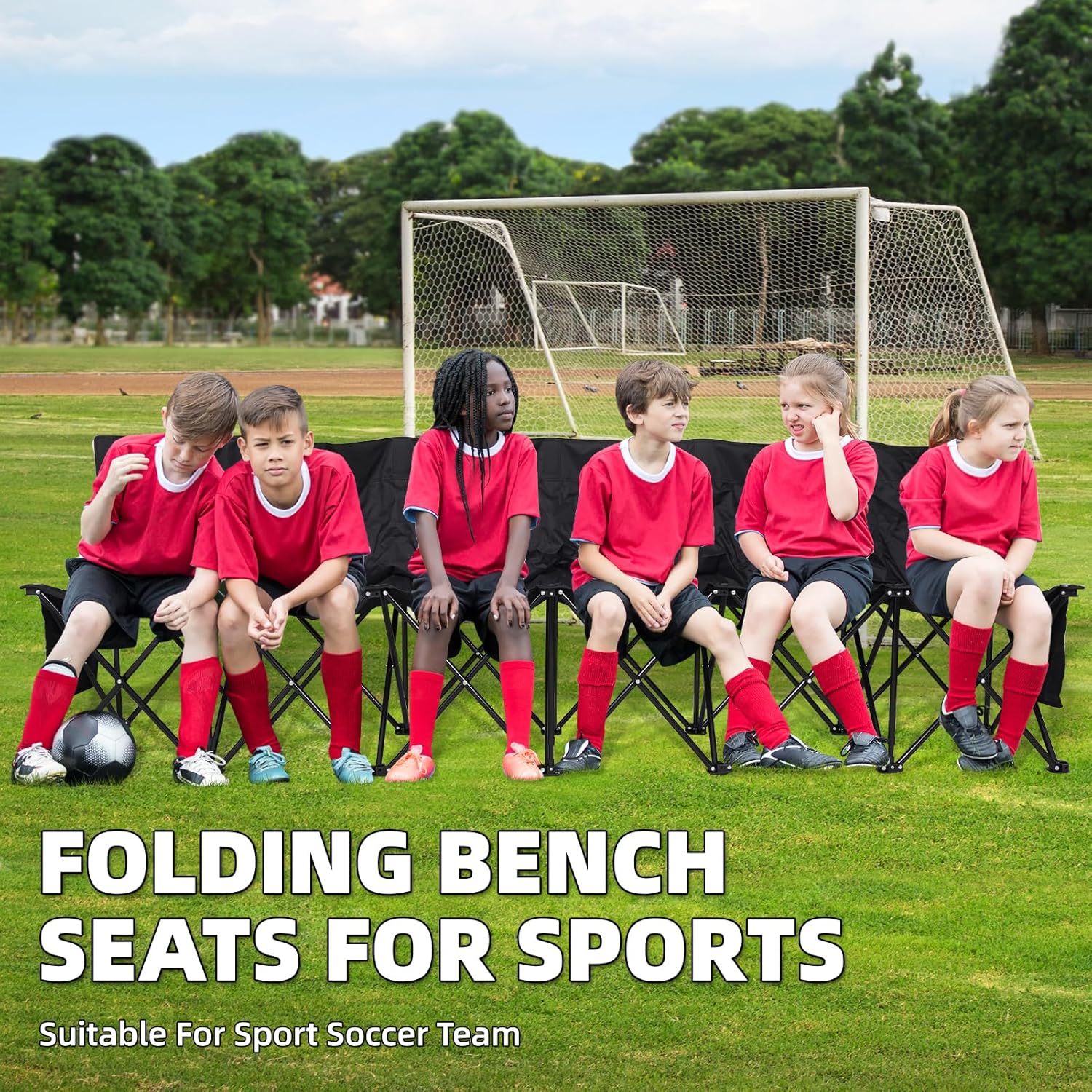 Przenośna składana czarna ławk – Outdoor Sport Bench recenzja i cena