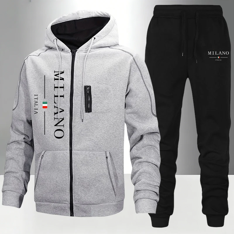 Włoski Zestaw Męski/Kurtka/Spo – Outdoor Sports Outfit recenzja i cena