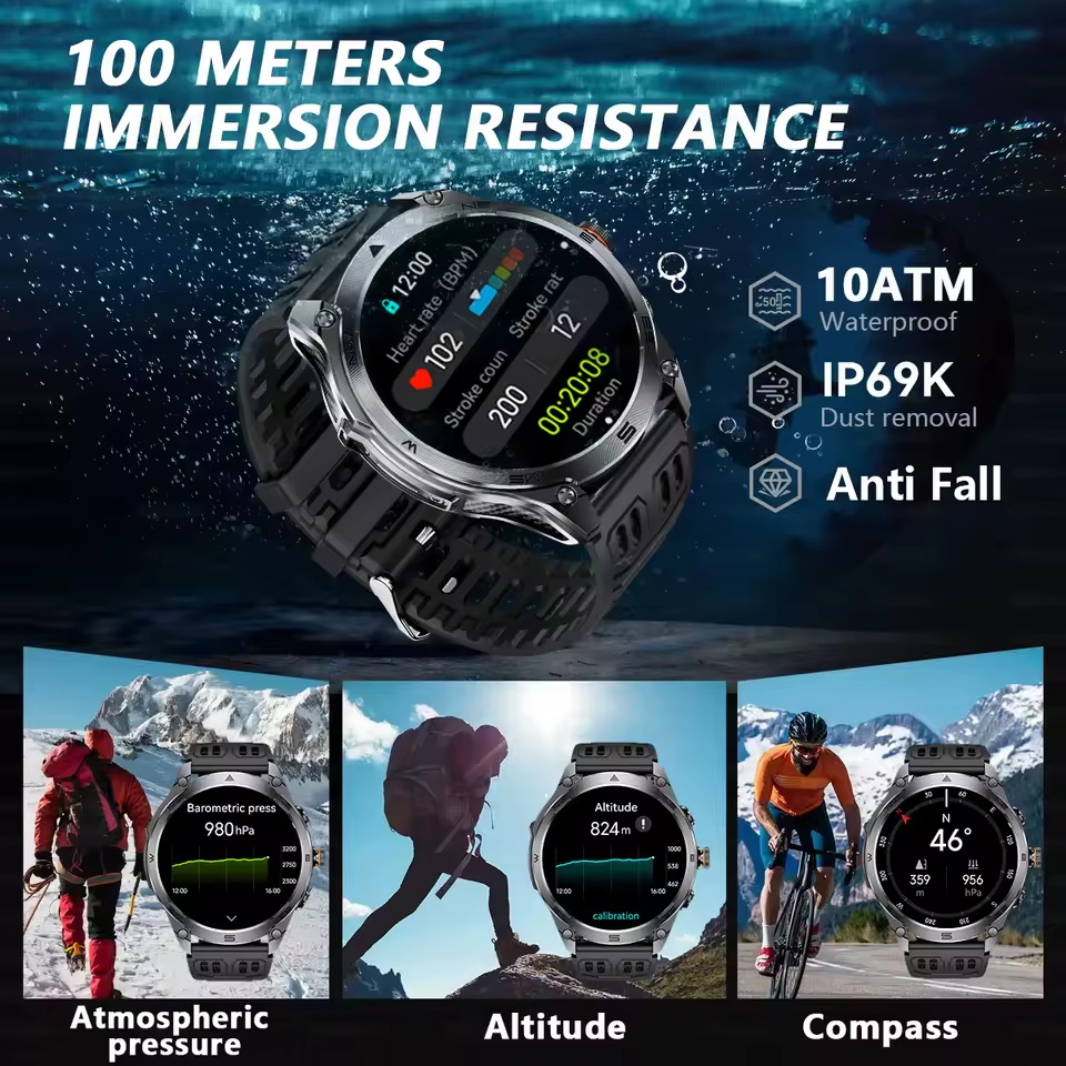 Nowy smartwatch wojskowy GPS d – Definition Of Outdoor Sport recenzja i cena