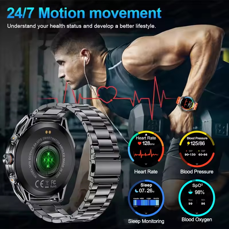 Nowy smartwatch wojskowy GPS d – Definition Of Outdoor Sport recenzja i cena